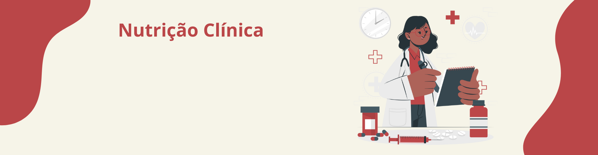 Banner de nutrição clinica